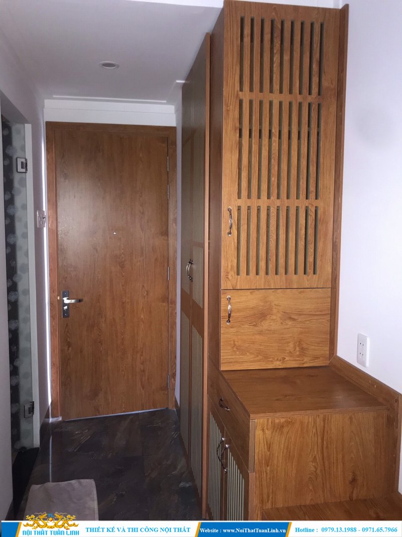 Thi công nội thất đồ gỗ phòng khách sạn Sunhotel