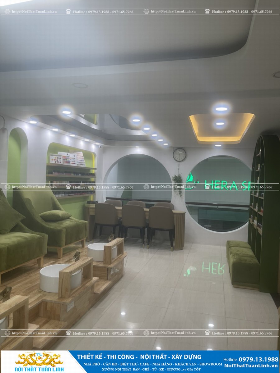 Thiết kế thi công nội thất Hera Spa