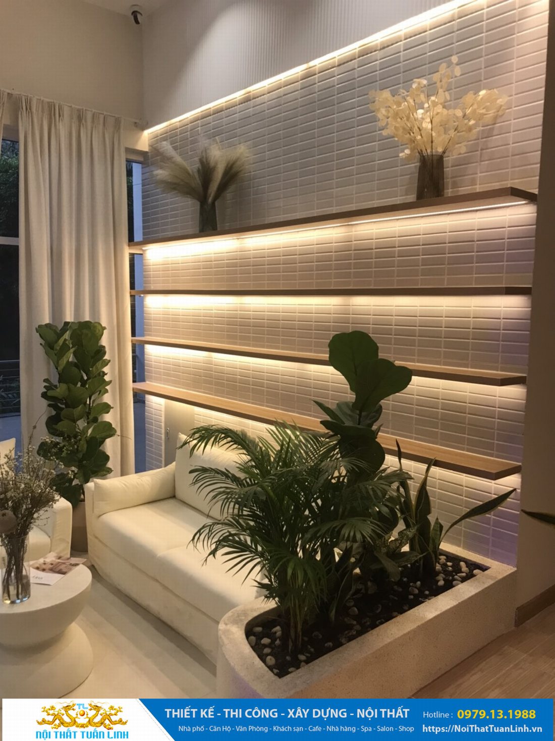 Thiết kế và thi công nội thất spa