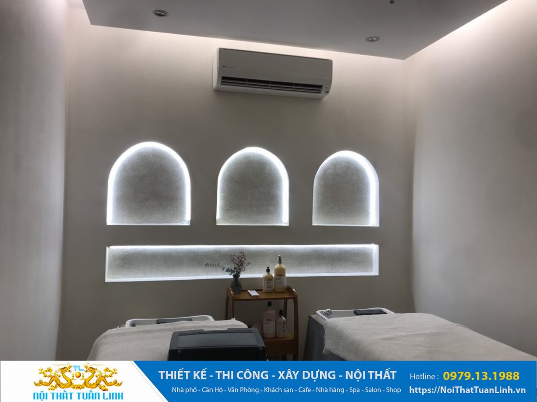 Thiết kế và thi công nội thất spa