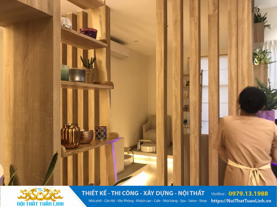 Thiết kế và thi công nội thất spa