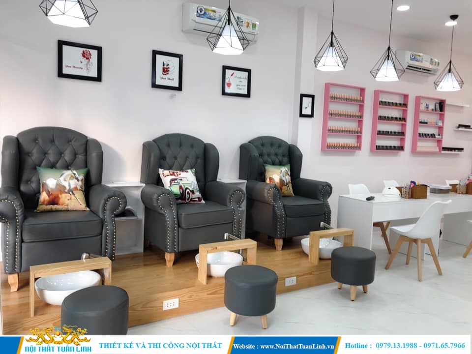Thiết kế thi công salon Nail  1