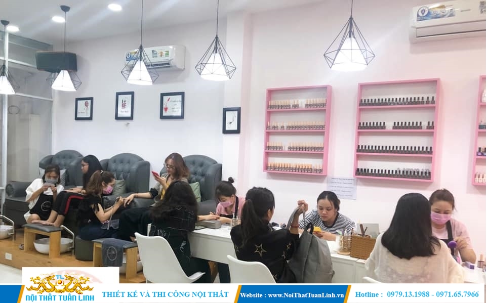 Thiết kế thi công salon Nail  3