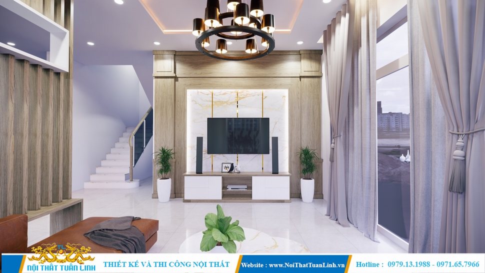 Thiết kế thi công nội thất căn hộ nhà phố tại Thủ Dầu Một Bình Dương 10