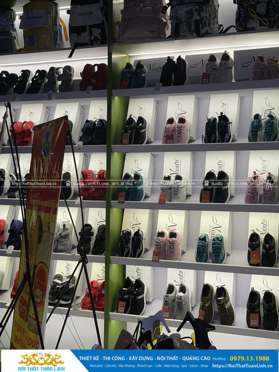 Nội thất Shop thời trang Minh Khang Sport