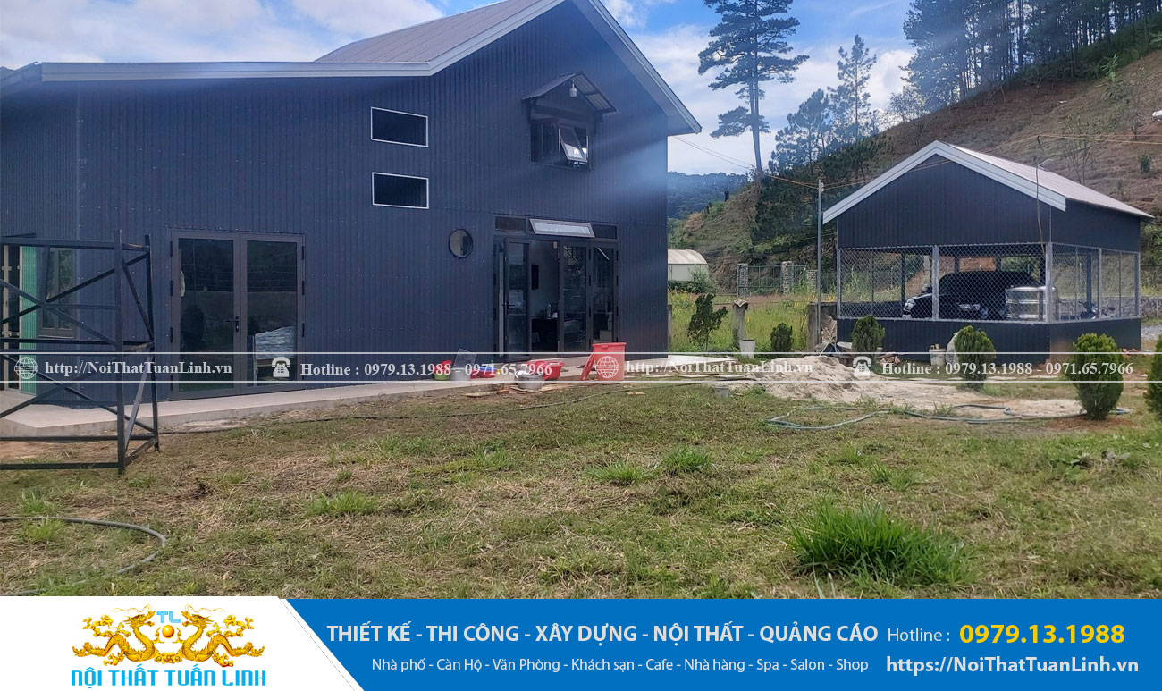 Thiết kế thi công xây dựng nhà khung thép tiền chế tại Bình Dương